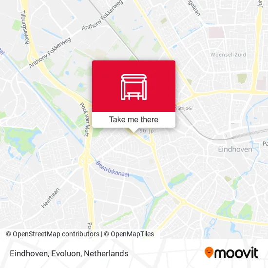 Eindhoven, Evoluon map