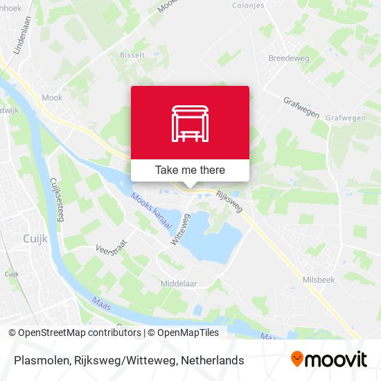 Plasmolen, Rijksweg/Witteweg map