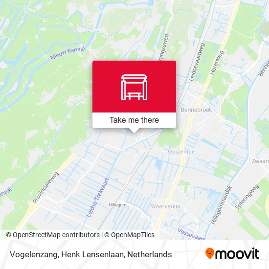 Vogelenzang, Henk Lensenlaan map