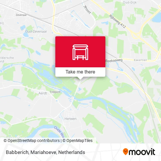 Babberich, Mariahoeve map