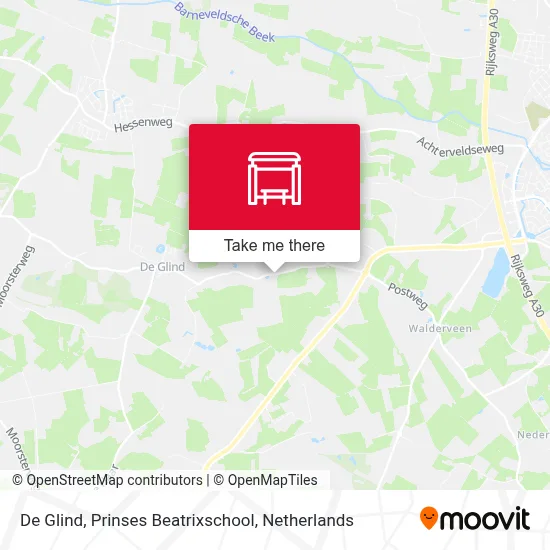 De Glind, Prinses Beatrixschool map