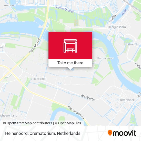 Heinenoord, Crematorium map