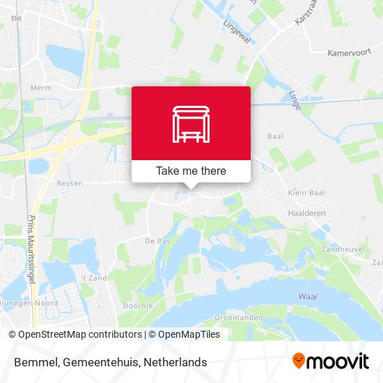 Bemmel, Gemeentehuis map