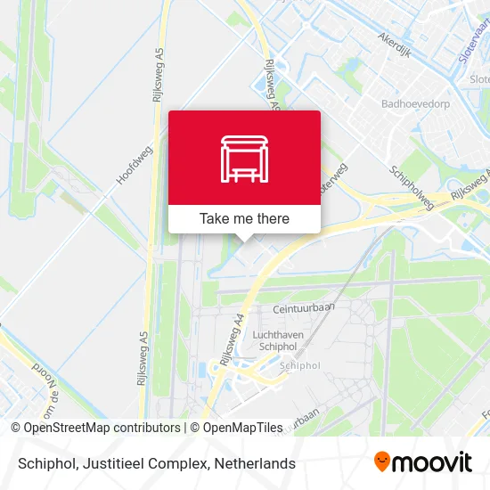 Schiphol, Justitieel Complex map