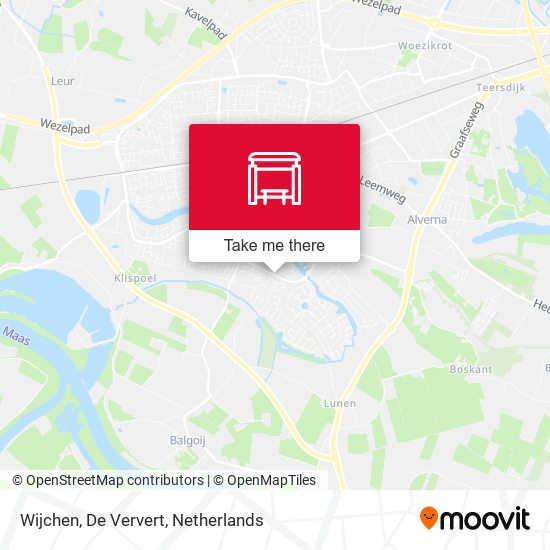 Wijchen, De Ververt map