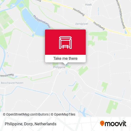 Philippine, Dorp map