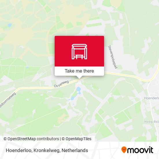 Hoenderloo, Kronkelweg map
