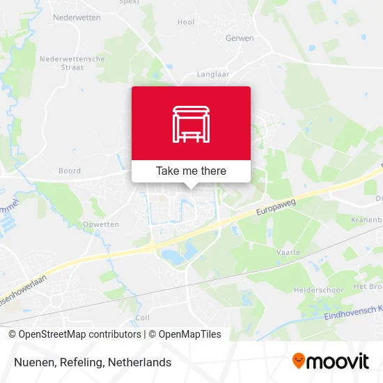 Nuenen, Refeling map