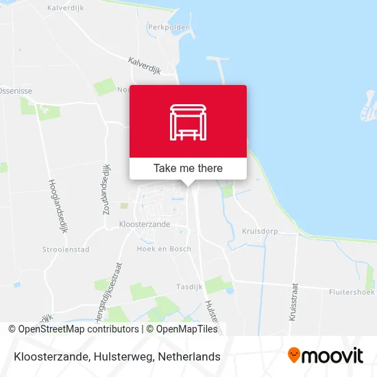 Kloosterzande, Hulsterweg Karte