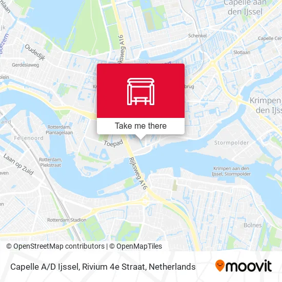 Capelle A / D Ijssel, Rivium 4e Straat map
