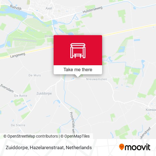 Zuiddorpe, Hazelarenstraat map