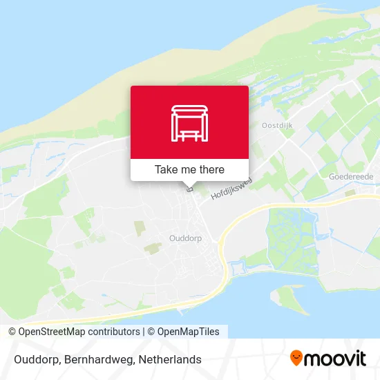 Ouddorp, Bernhardweg map