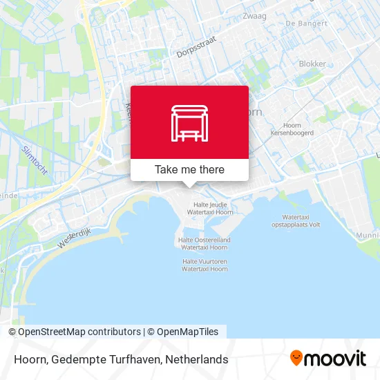 Hoorn, Gedempte Turfhaven map