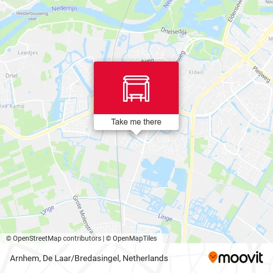Arnhem, De Laar/Bredasingel map
