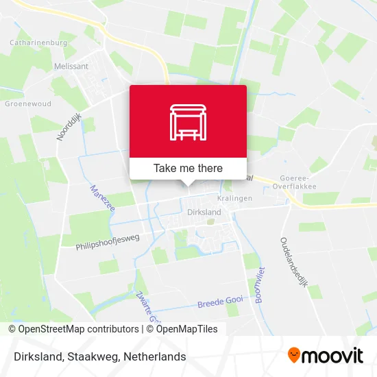 Dirksland, Staakweg map