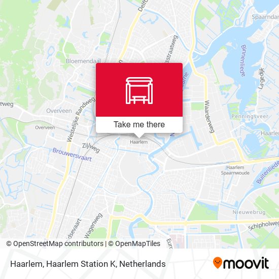 Haarlem, Haarlem Station K map