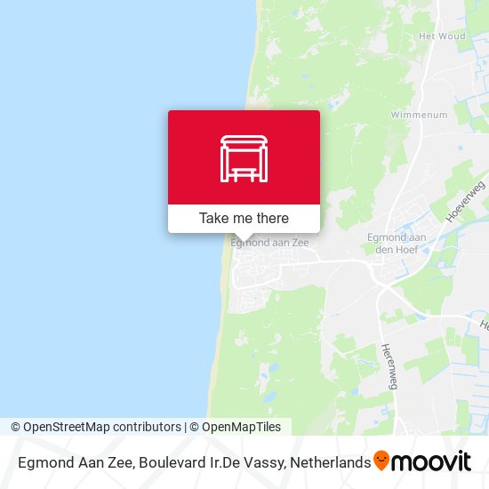 Egmond Aan Zee, Boulevard Ir.De Vassy map