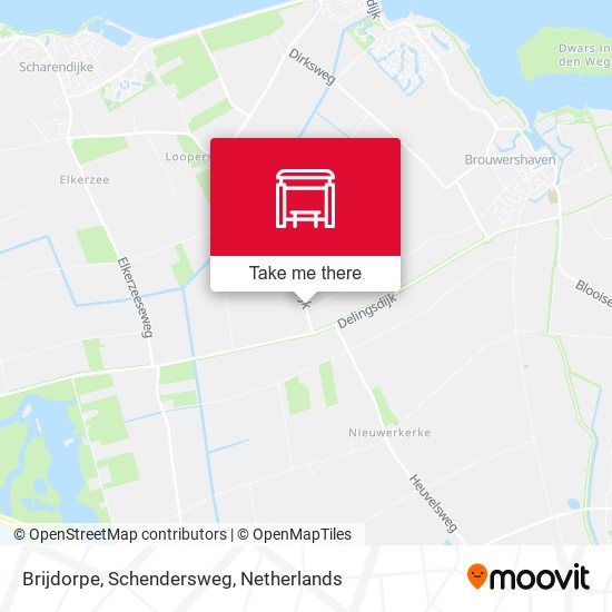 Brijdorpe, Schendersweg map