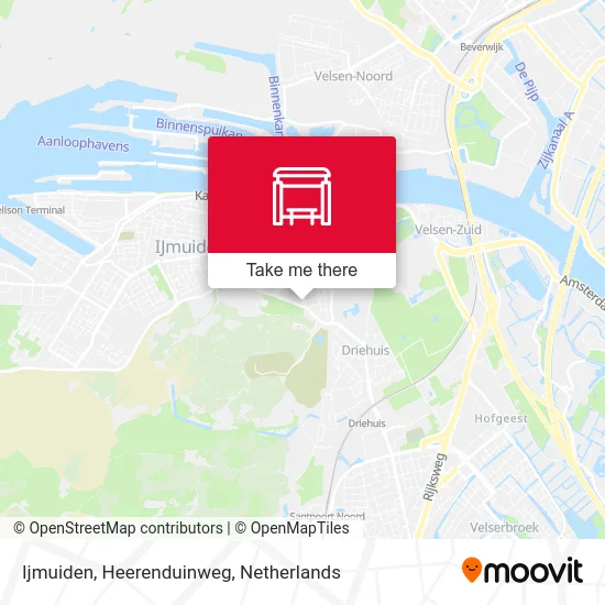 Ijmuiden, Heerenduinweg map