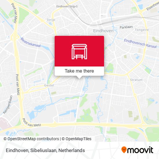 Eindhoven, Sibeliuslaan map