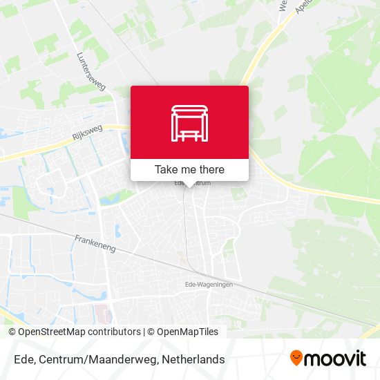 Ede, Centrum/Maanderweg map