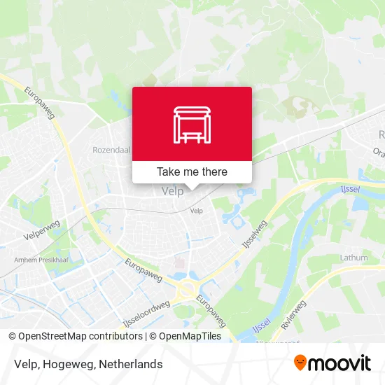 Velp, Hogeweg map