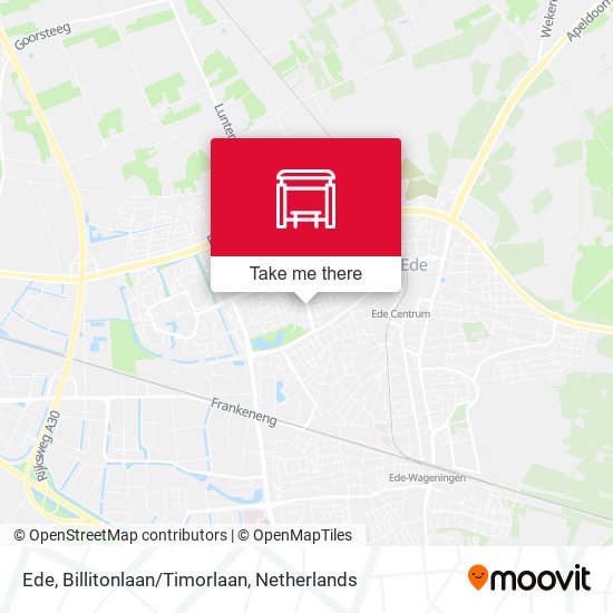 Ede, Billitonlaan/Timorlaan map