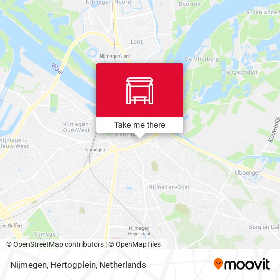 Nijmegen, Hertogplein map