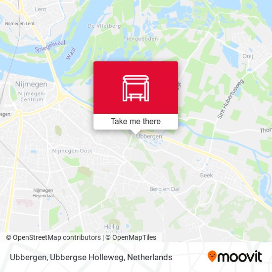 Ubbergen, Ubbergse Holleweg map