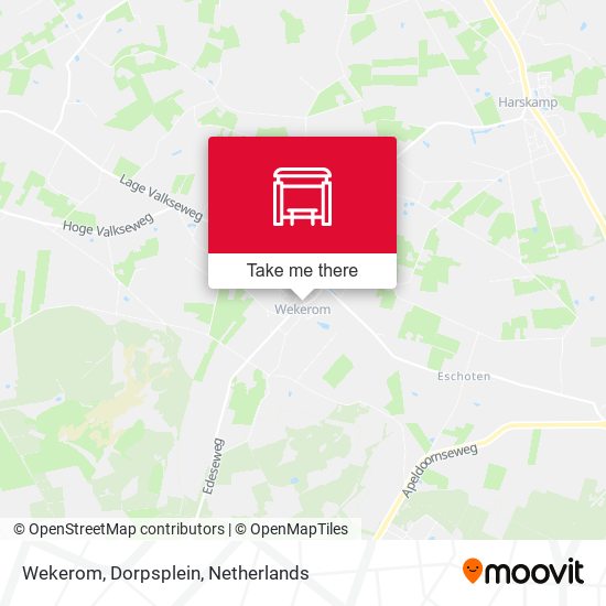 Wekerom, Dorpsplein map