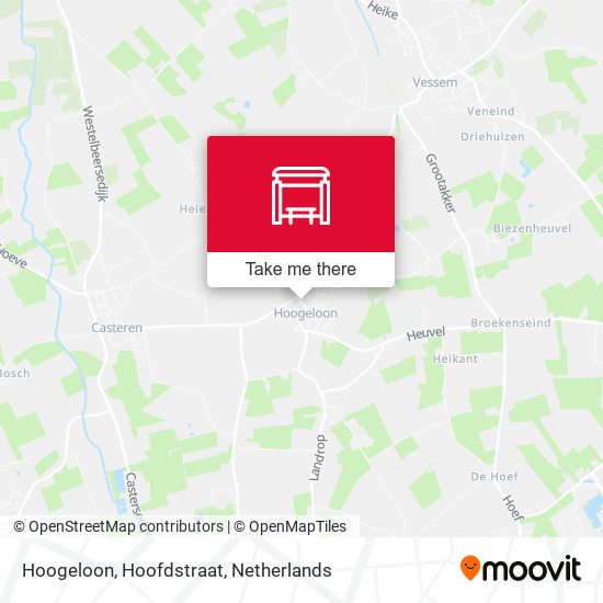 Hoogeloon, Hoofdstraat map