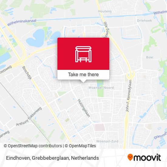 Eindhoven, Grebbeberglaan map