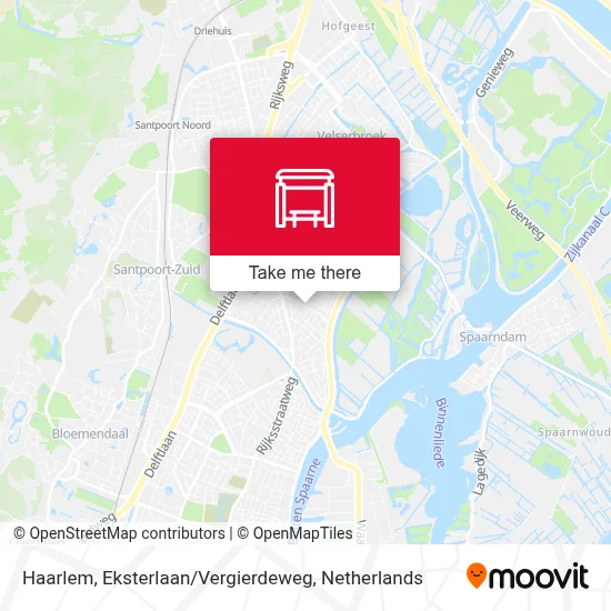 Haarlem, Eksterlaan / Vergierdeweg map