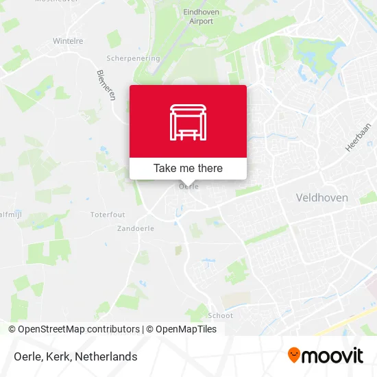 Oerle, Kerk map