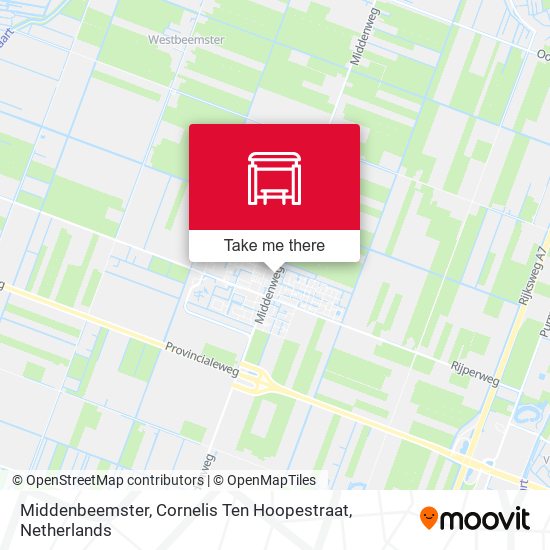 Middenbeemster, Cornelis Ten Hoopestraat map