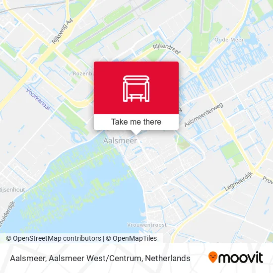 Aalsmeer, Aalsmeer West / Centrum map