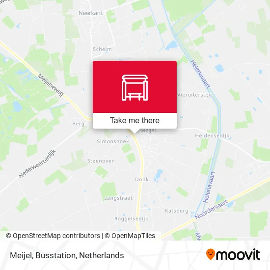 Meijel, Busstation map