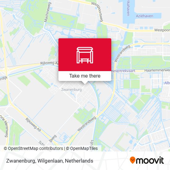 Zwanenburg, Wilgenlaan map
