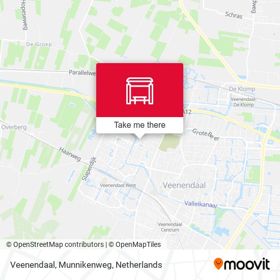 Veenendaal, Munnikenweg map
