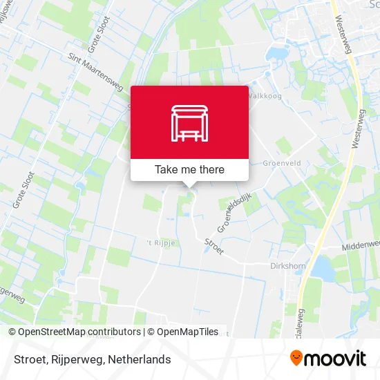 Stroet, Rijperweg Karte
