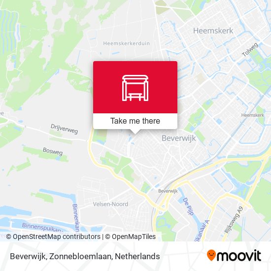Beverwijk, Zonnebloemlaan map