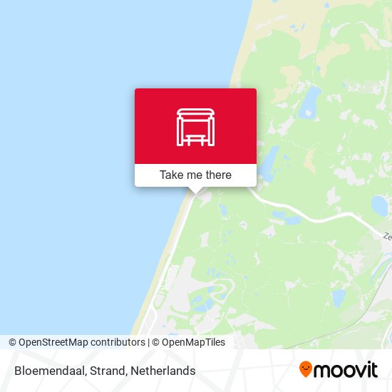 Bloemendaal, Strand map