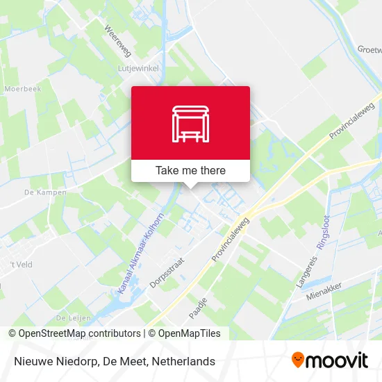 Nieuwe Niedorp, De Meet map