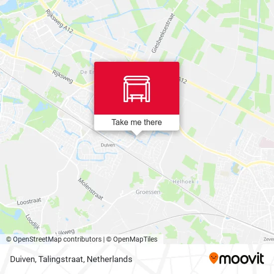 Duiven, Talingstraat map