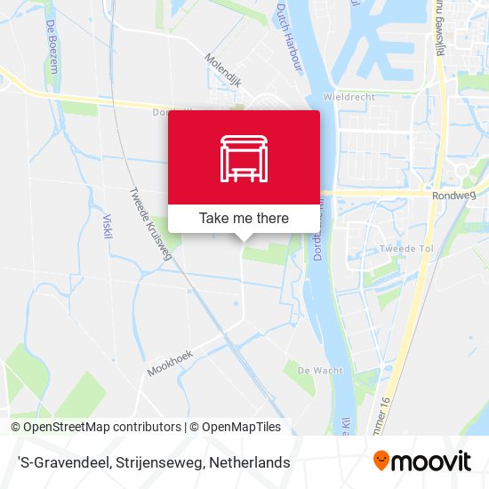 'S-Gravendeel, Strijenseweg map