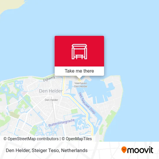 Den Helder, Steiger Teso map