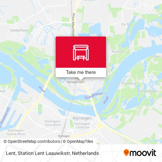 Lent, Station Lent Laauwikstr map
