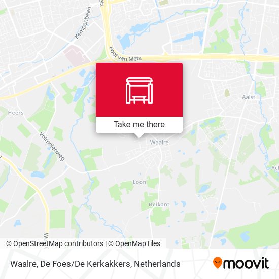 Waalre, De Foes/De Kerkakkers map