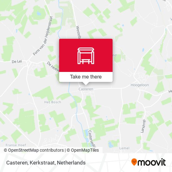 Casteren, Kerkstraat map
