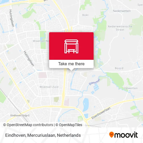 Eindhoven, Mercuriuslaan map
